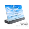 Plaque funéraire nuages 20 Plaquedeces.fr